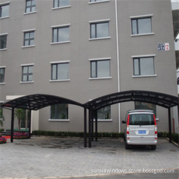 Aluminum Car Parking Shelter with Polycarbonate Roof